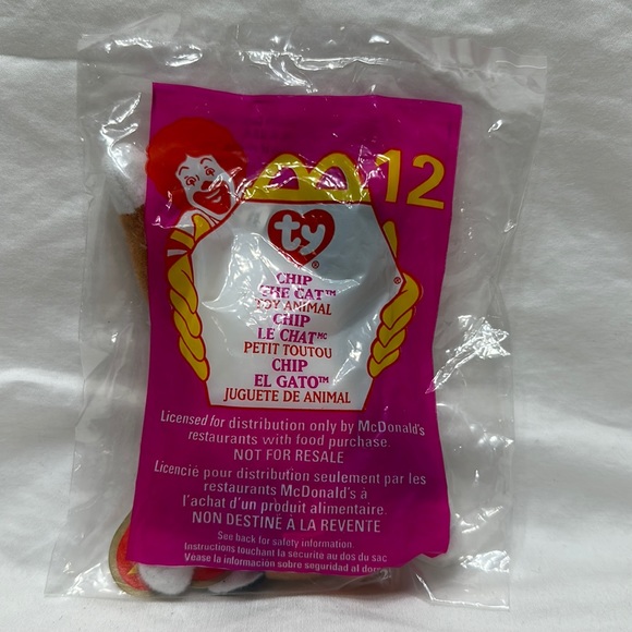 McDonald’s Ty beanie babies, Chip the cat - Picture 1 of 2